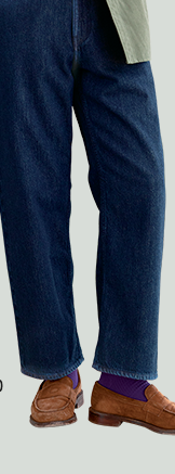 PDP6 - MEN WIDE STRAIGHT JEANS