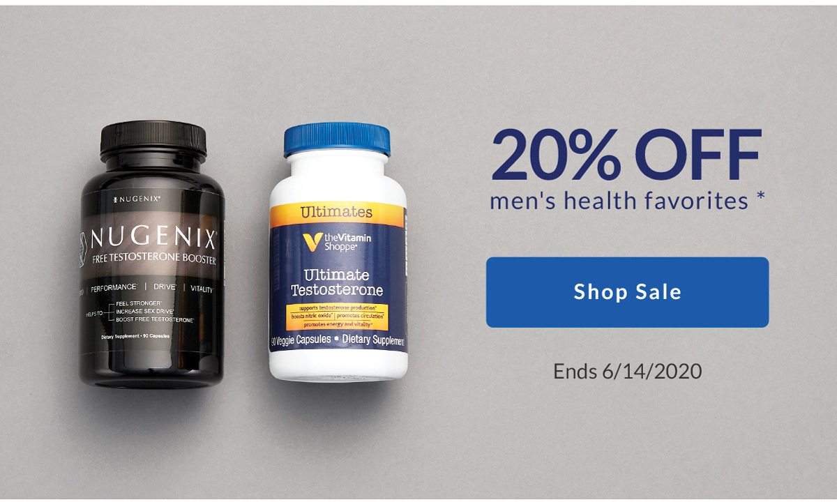 20% off Men's Health
