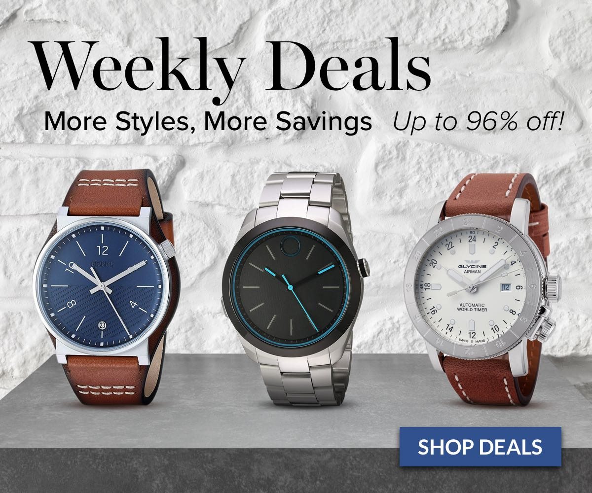 Weekly Deals More Styles, More Savings. Up to 96% Off!