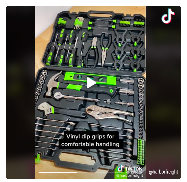 PITTSBURGH: Tool Set With Case, 146 Pc. - TikTok Video