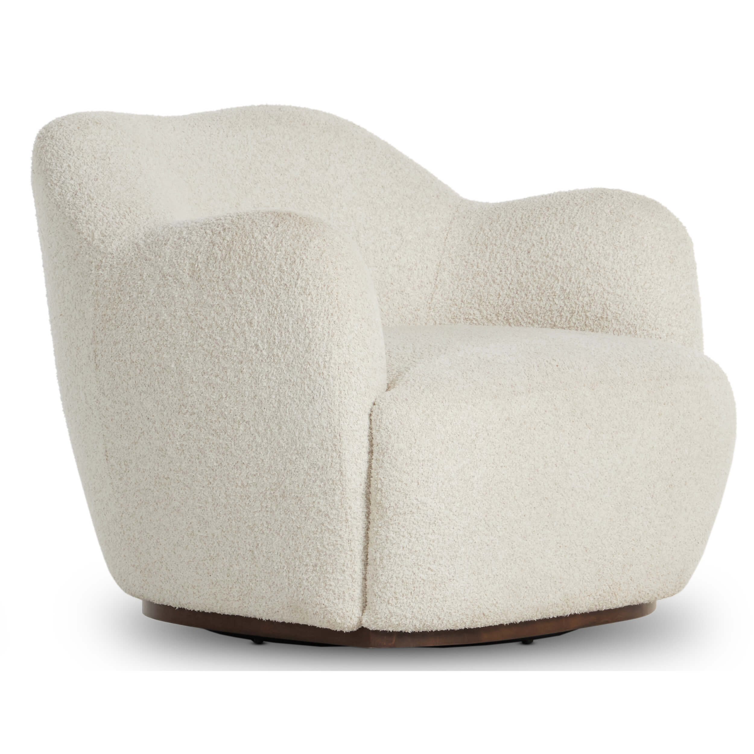 Image of Julius Swivel Chair, Sheldon Ivory