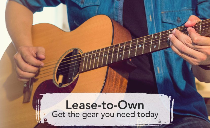Lease-to-Own. Get the gear you need today.