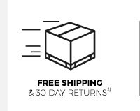 Free Shipping and 30 Day Returns#
