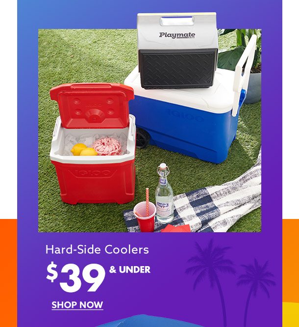 Hard-Side Coolers $39 & Under