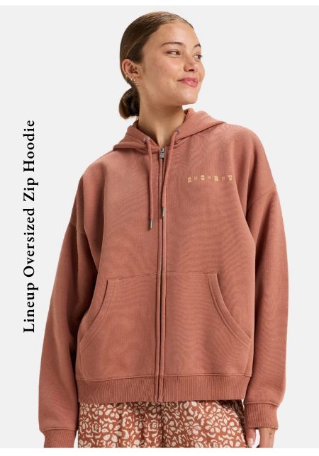 Lineup Oversized Zip Hoodie