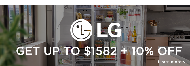 LG Rebates. Learn More