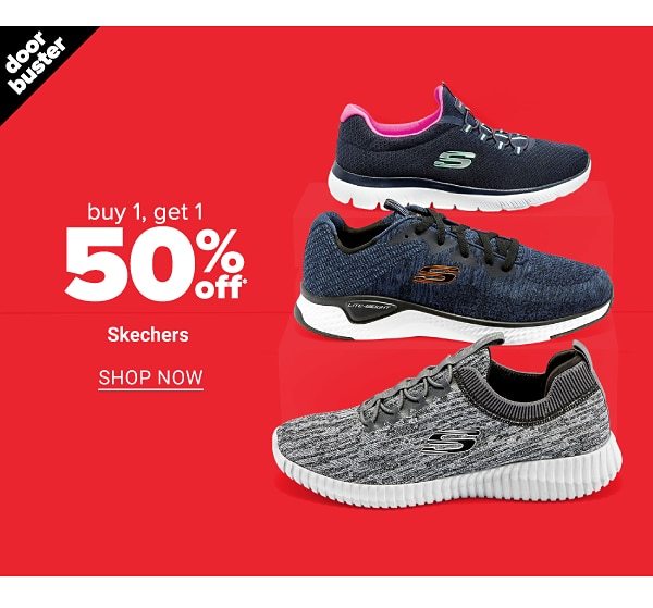 Buy 1 Get 1 50% Off Skechers - Shop Now