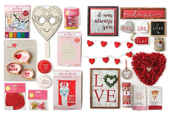 Image of Valentine Decor, Crafts and Foodcrafting Supplies.