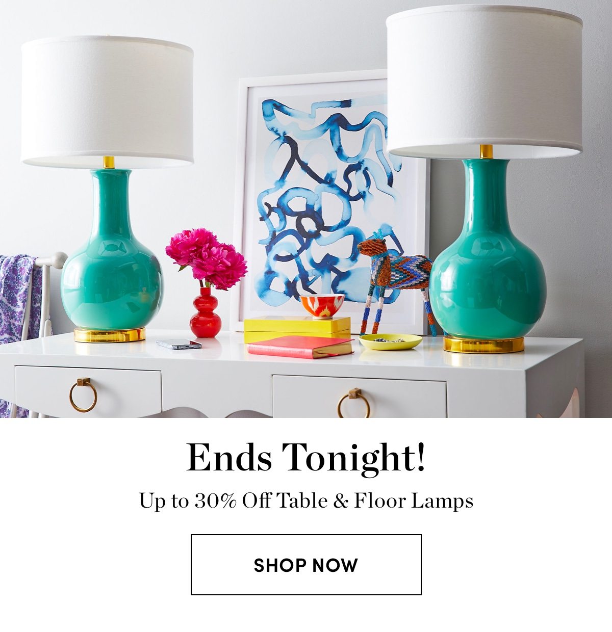 Up to 30% Off Table & Floor Lamps