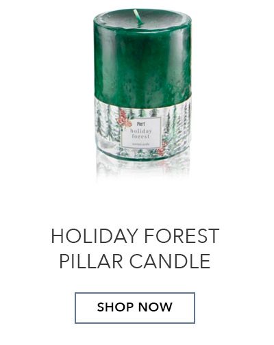 Pier 1 Holiday Forest 3x4 Mottled Pillar Candle | SHOP NOW