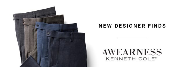 New designer finds. Awearness Kenneth Cole