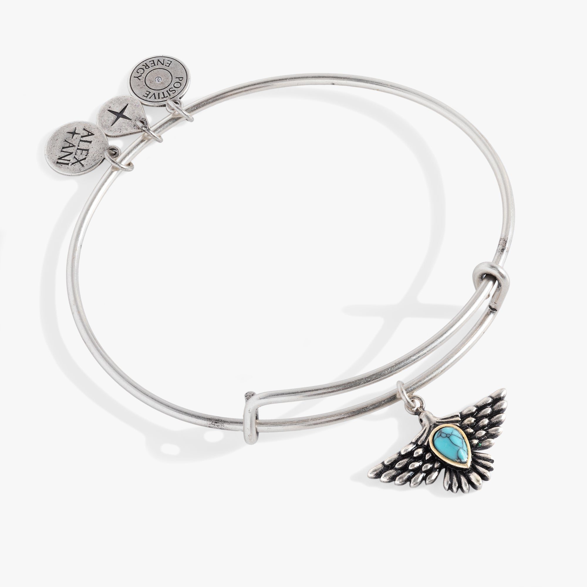 Image of Turquoise Eagle Charm Bangle