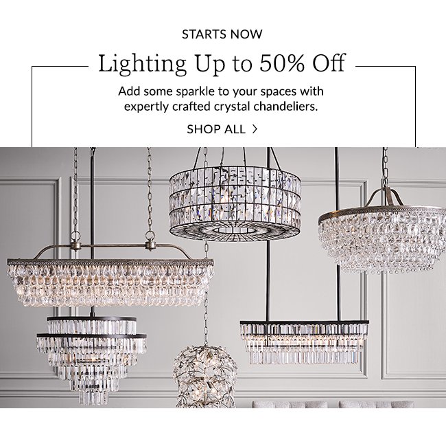 All Lighting Up to 50% Off