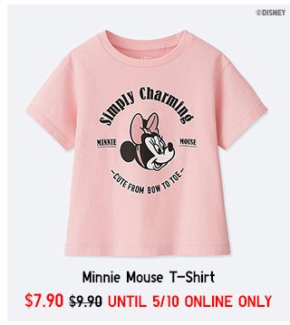 MINNIE MOUSE T-SHIRT $9.90 - SHOP NOW