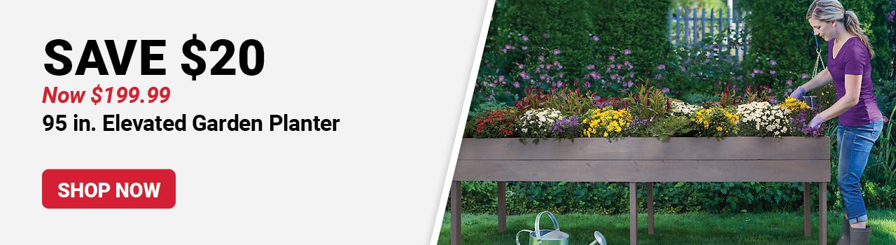 95 in Elevated Garden Planter