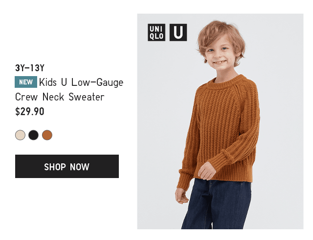 PDP6 - KIDS U LOW-GAUGE CREW NECK SWEATER