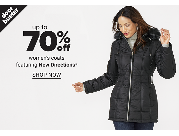 Up to 70% off women's coats featuring New Directions - Shop Now