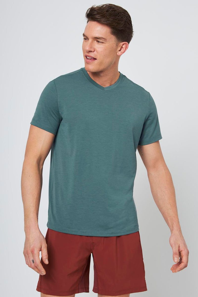 Dynamic Recycled Polyester Stink-Free V-Neck Tee