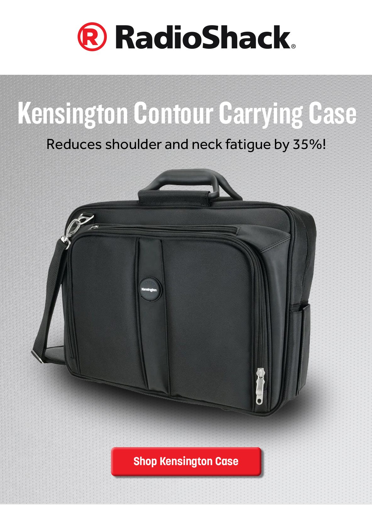 Kensington Contour Carrying Case for 17" Notebook - Black