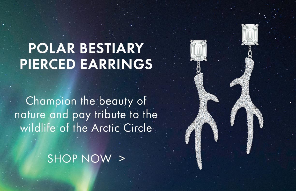 POLAR BESTIARY PIERCED EARRINGS