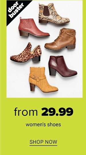 Doorbuster - Women's shoes from $29.99. Shop Now.