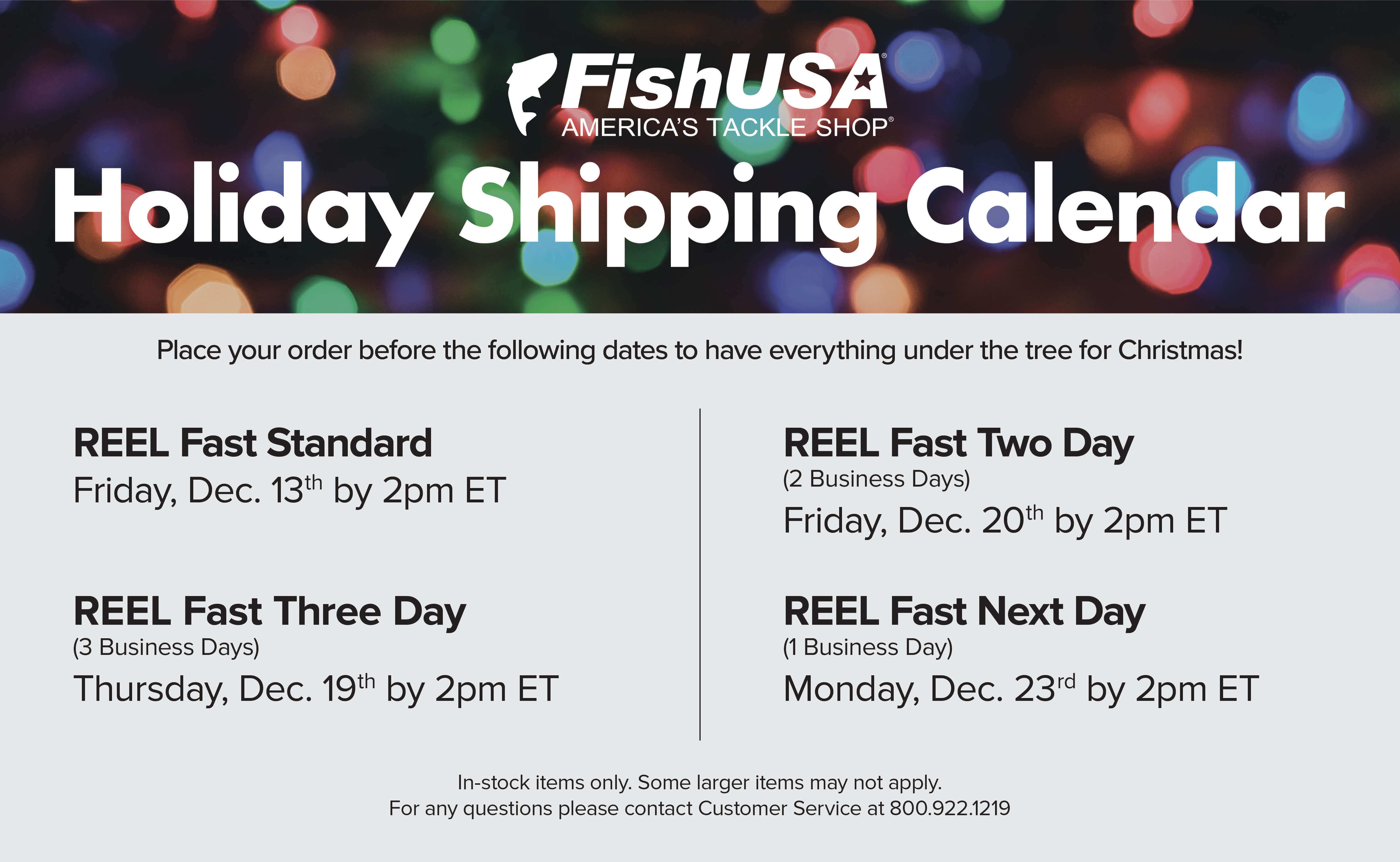 Shipping Rates & Times