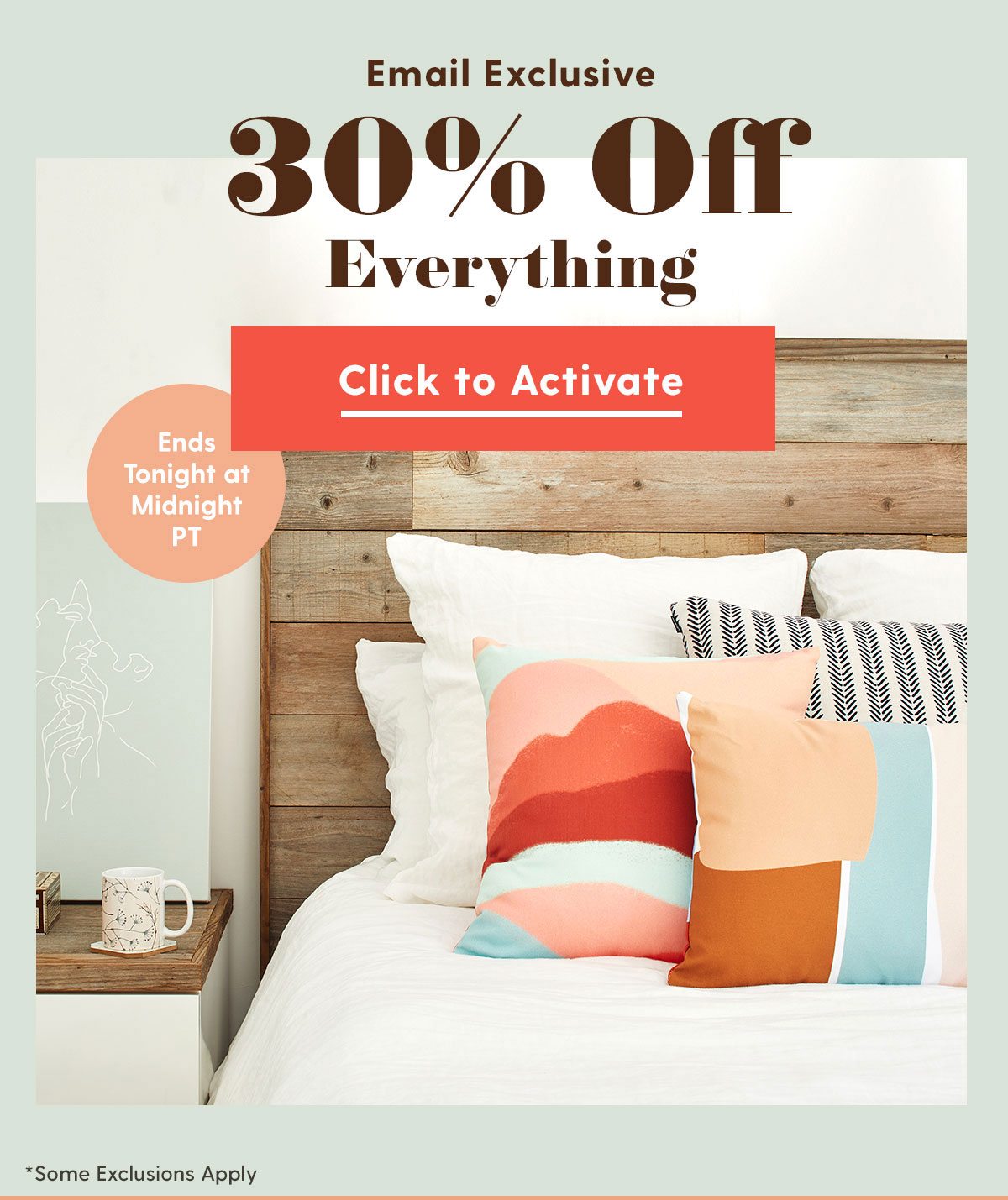 Email Exclusive: 30% Off