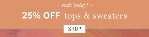 Shop tops and sweaters.