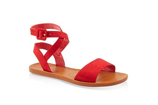 Criss Cross Ankle Strap Sandals