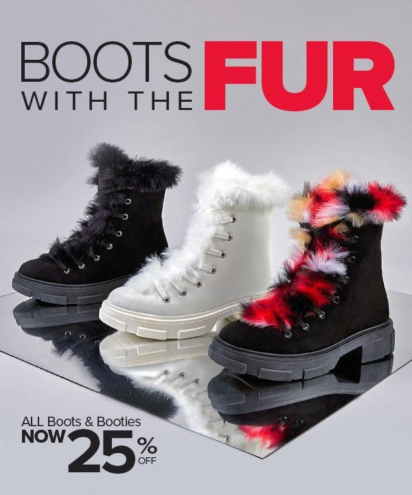 Shop 25% Off Boots & Booties