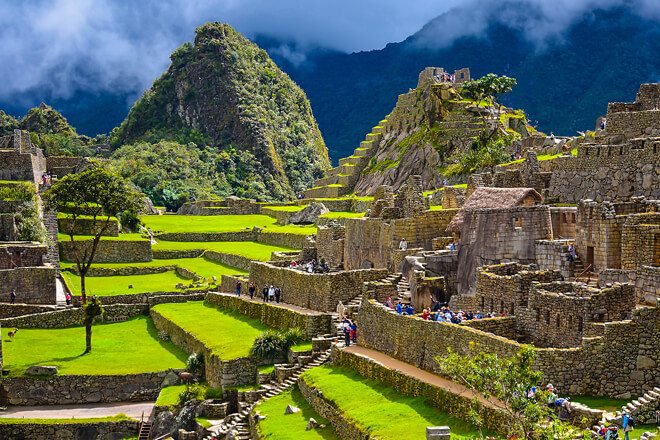 Ride singletrack between Incan ruins in the Peruvian Andes.