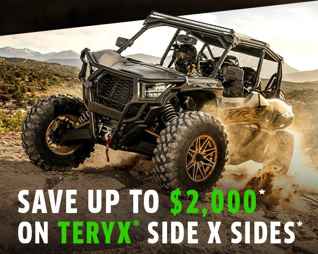 SAVE UP TO $2,000* ON TERYX® SIDE X SIDES