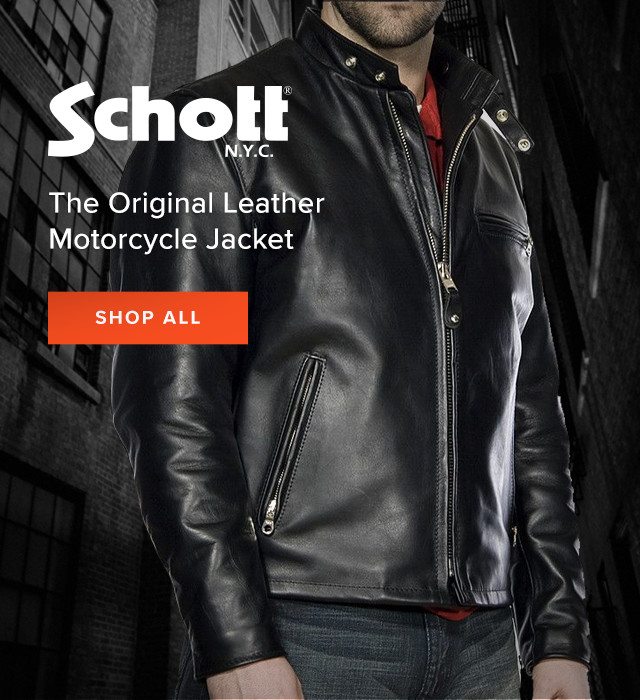 Schott: The Original Leather Motorcycle Jacket - Shop All