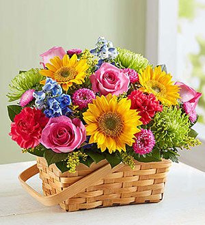 Sunny Garden Basket(tm) Same-Day Local Florist Delivery SHOP NOW