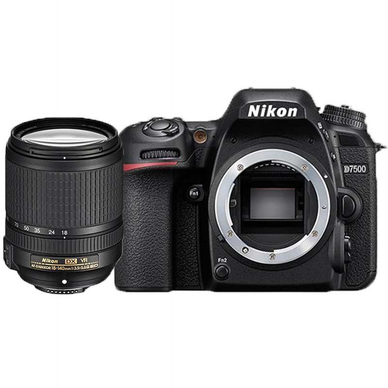 NIKON D7500 W/18-140 VR LENS