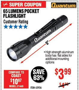 65 Lumen Pocket Flashlight 