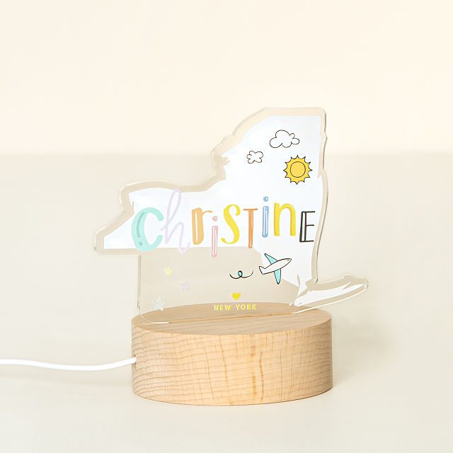 Personalized Name & State Nightlight