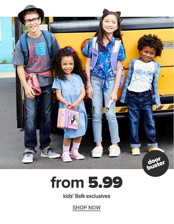 Doorbuster from 5.99 Kids' Belk Exclusives - Shop Now