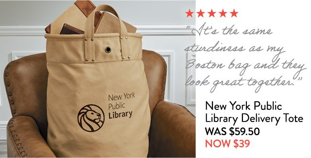 Shop the New York Public Library Delivery Tote Bag