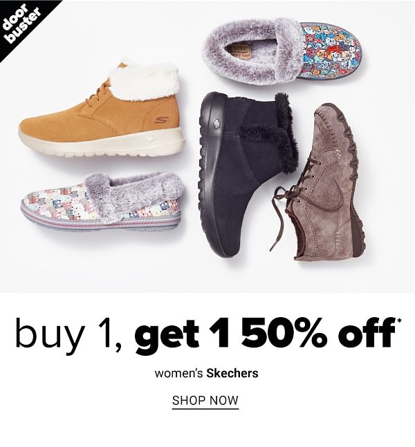 Buy 1 Get 1 50% Off Women's Skechers - Shop Now