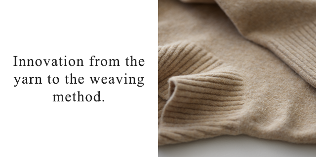 BANNER 2 - INNOVATION FROM THE YARN TO THE WEAVING METHOD