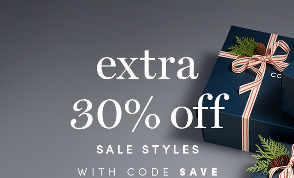 GIFT YOURSELF SALE | EXTRA 30% OFF SALE STYLES WITH CODE SAVE 