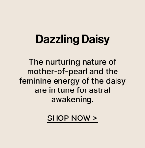 Mother Of Pearl Daisy Toggle Necklace| Shop Now