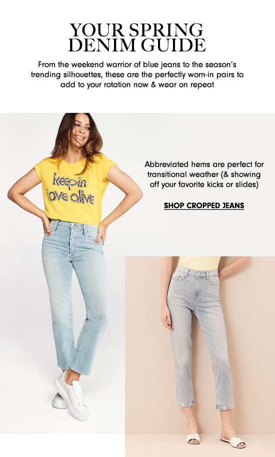 Shop Cropped Jeans