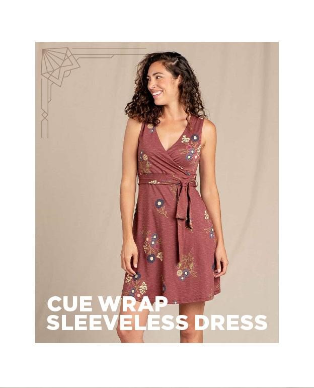 Cue Wrap Sleeveless Dress