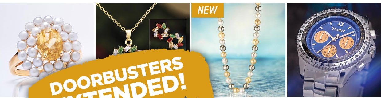 Doorbusters Extended! Ring, Necklace & Earring Set, Necklace and Watch