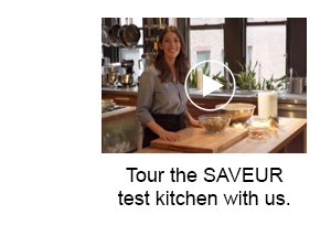 Tour the SAVEUR test kitchen with us.