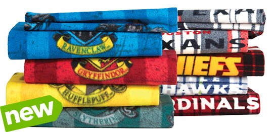 Licensed Character and Team Shop Fabrics.