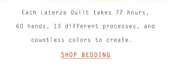 Shop bedding.