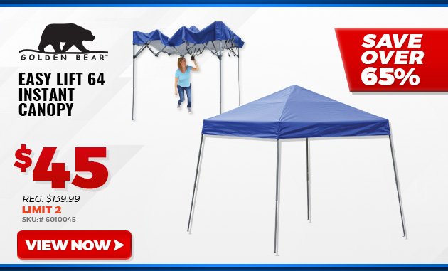 GOLDEN BEAR EASY LIFT 64 INSTANT CANOPY